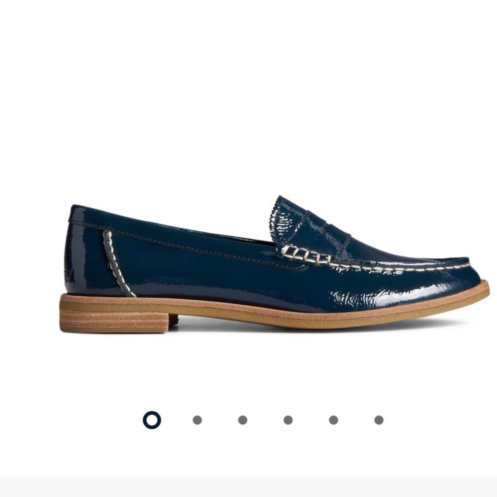 Seaport Penny loafer BLACK non slip work walking business job career boat beach - Picture 2 of 5
